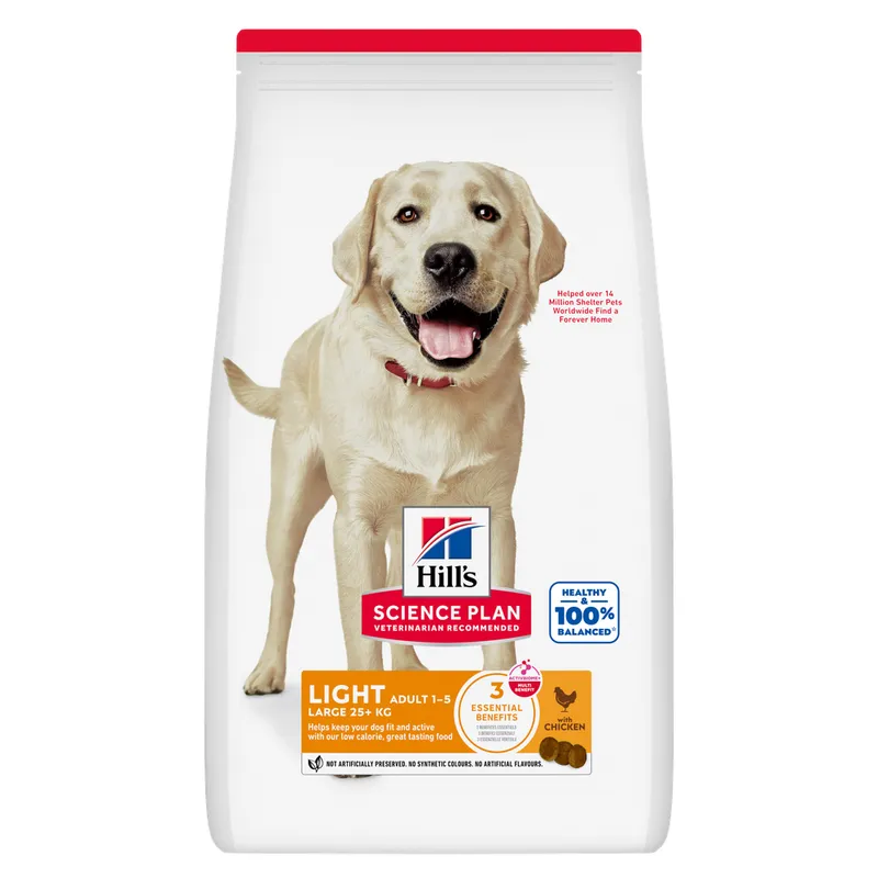 Hill's Science Plan Light Adult Large, 12 kg.